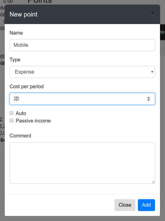 Cashflux accounting